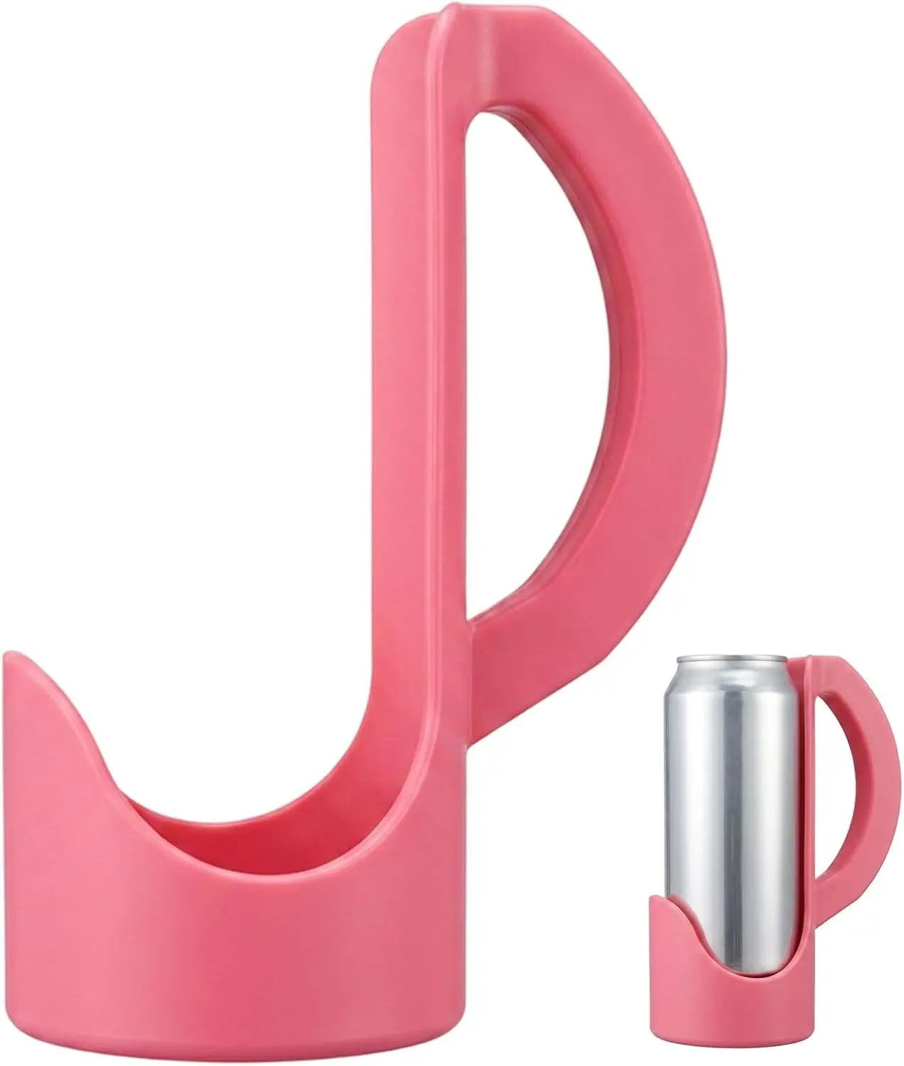 Energy Drink Holder, Slim Can Holder with Handle for Alani Energy Drinks, Pink Musical Note Design for Easy Grip, Extends Drink Cooling Time, Ideal for Slim Cans