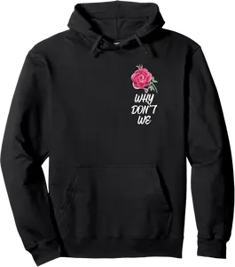 Why Dont We Rose Pullover Hoodie - Griseldatu Shop 81B0BV9B6RQ8
