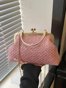 New Fashion Simple Shoulder Shell Bag, Trendy Chain Backpack for Women, Casual Crossbody Bag, Stylish and Comfortable