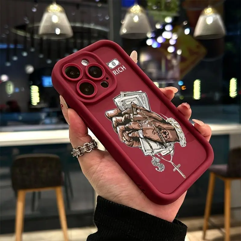 All-In-One, Drop-Resistant Phone Case for a Creative Dollar Design,  Offering Camera Protection for iPhone Models 16 Pro Max, 15 Pro, 14 Plus,  13, 12, 11, And XS. - TikTok Shop