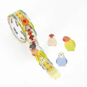 Bande Washi Roll Stickers - Parakeet