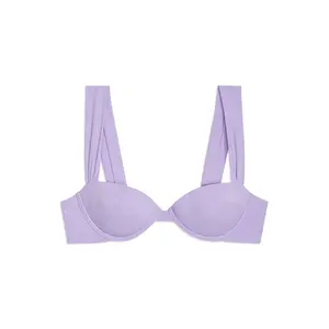 Wide Strap Tricot Underwire Bikini Top