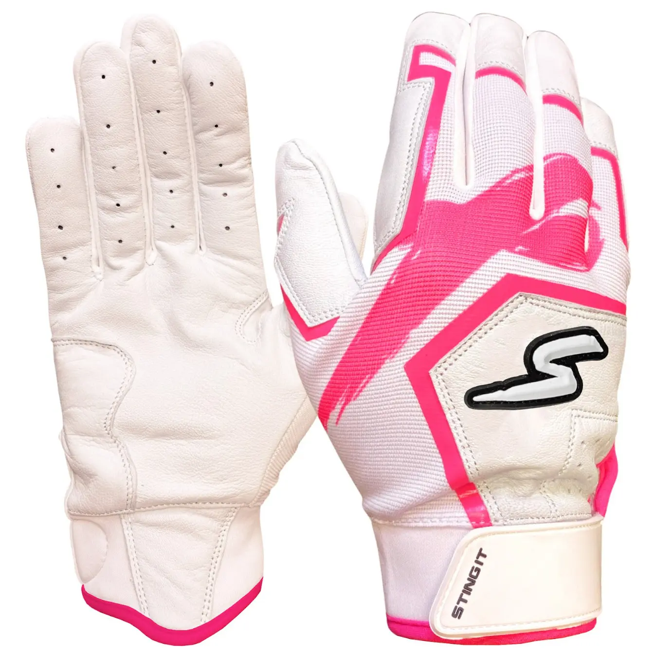Sting Squad Batting Gloves - Pink Breast Cancer Awareness Sting Squad Batting Gloves - Pink Breast Cancer Awareness