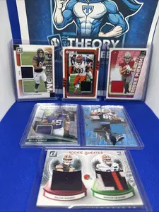 🏈⭐️Panini , Prizm, Absolute And Donruss NFL Rookie Patch Lot Of (6)🔥🔥🔥