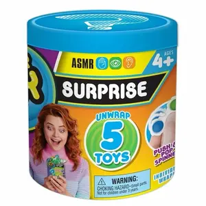 Ja-Ru Sensory Surprise 5 Pack Bucket Novelty Toy, Child, Plastic
