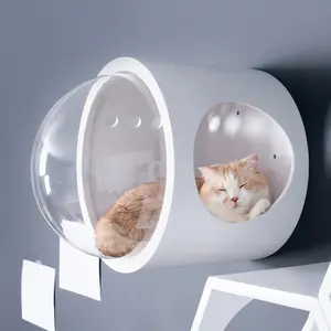 Cat Furniture Spaceship Gamma White plywood   MYZOO