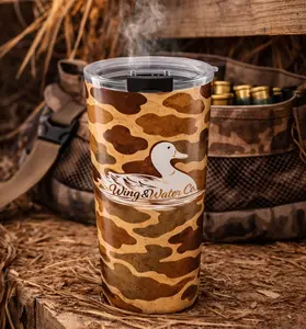 Camo Tumbler 20oz | Wing & Water Co.
