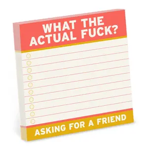 Actual F*ck Large Sticky Notes (4 x 4-inches) Actual F*ck Large Sticky Notes (4 x 4-inches)