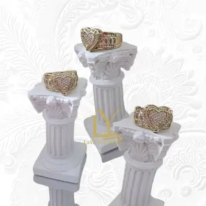 LaYaiBoutique #1398 Princess Heart Style Ring 14k Gold Overlay High Quality