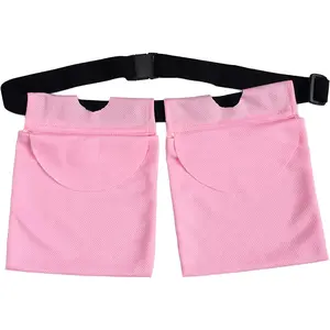 Mastectomy Drain Holder Pouches Large Capacity, Movable Drainage Pockets Stretchy for Breast Reconstruction/Abdomina/Explant/Tummy Tuck, Post JP Drains Management, Pink BNRendles