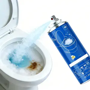 Multi-Purpose Quick-Clean Toilet Cleaner 300ML Fast-Acting Spray,  Self Cleaning Toilet Disinfectant, Drain Unclogging Foam Cleaner & Fast-Acting Pipe Drain Unclogger for Urine Alkali, Yellow Stains, Bathtub & Tile All-Around No-Brush Household Cleaning