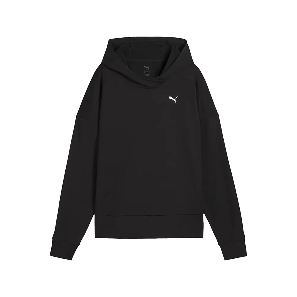 PUMA Womens Cloudspun Hoodie Casual Outerwear Casual - Black