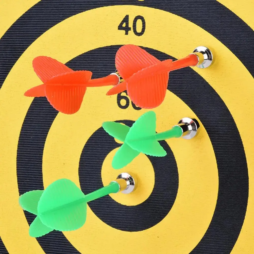 12Pcs/Set Magnetic Darts Game Set Safety Replacement Darts for Magnetic Board Indoor Game Accessories Suitable for Adults Kids