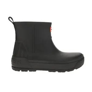 Hunter Womens Wales Rain Casual Boots Ankle - Black