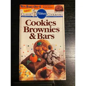 Classic Pillsbury Booklet Cookbook September 1991 #127 Cookies Brownies Bars