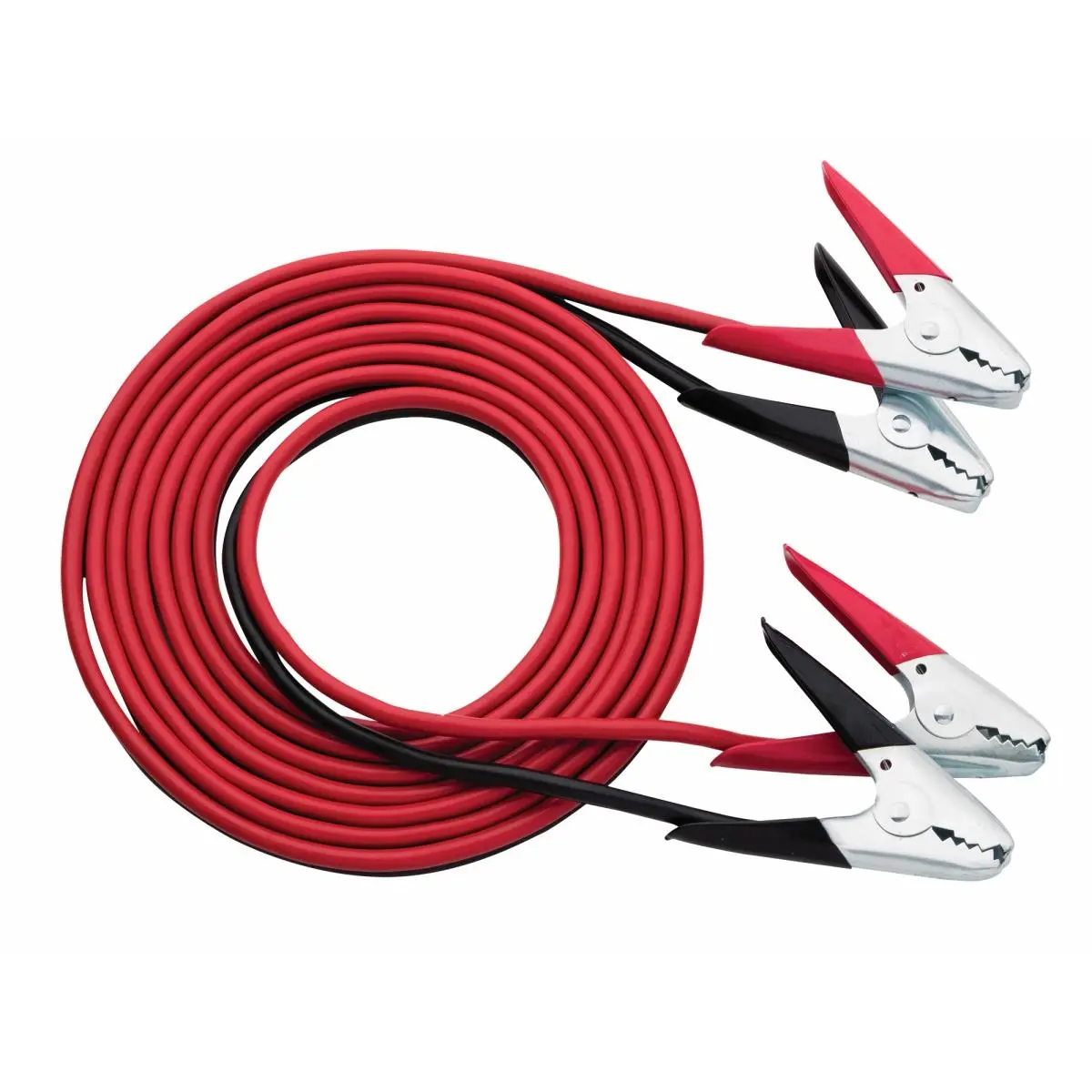 212 MAIN 4-Gauge Solar Booster Twin Cables Set, 20 ft Length, 600A Rating, All-Weathers Medium Duty, Flexible Claw Clip Equipped, Starting Aid Compatible