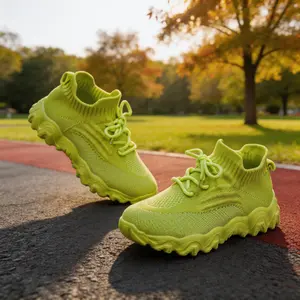 Kids' Casual Breathable Athletic Trainers - Mesh Fabric, Lightweight Soft Flexible Marshmallow Sole, Adjustable Fit, Easter Gift for Toddlers, Outdoor Walking Shoes, Casual Breathable Footwear