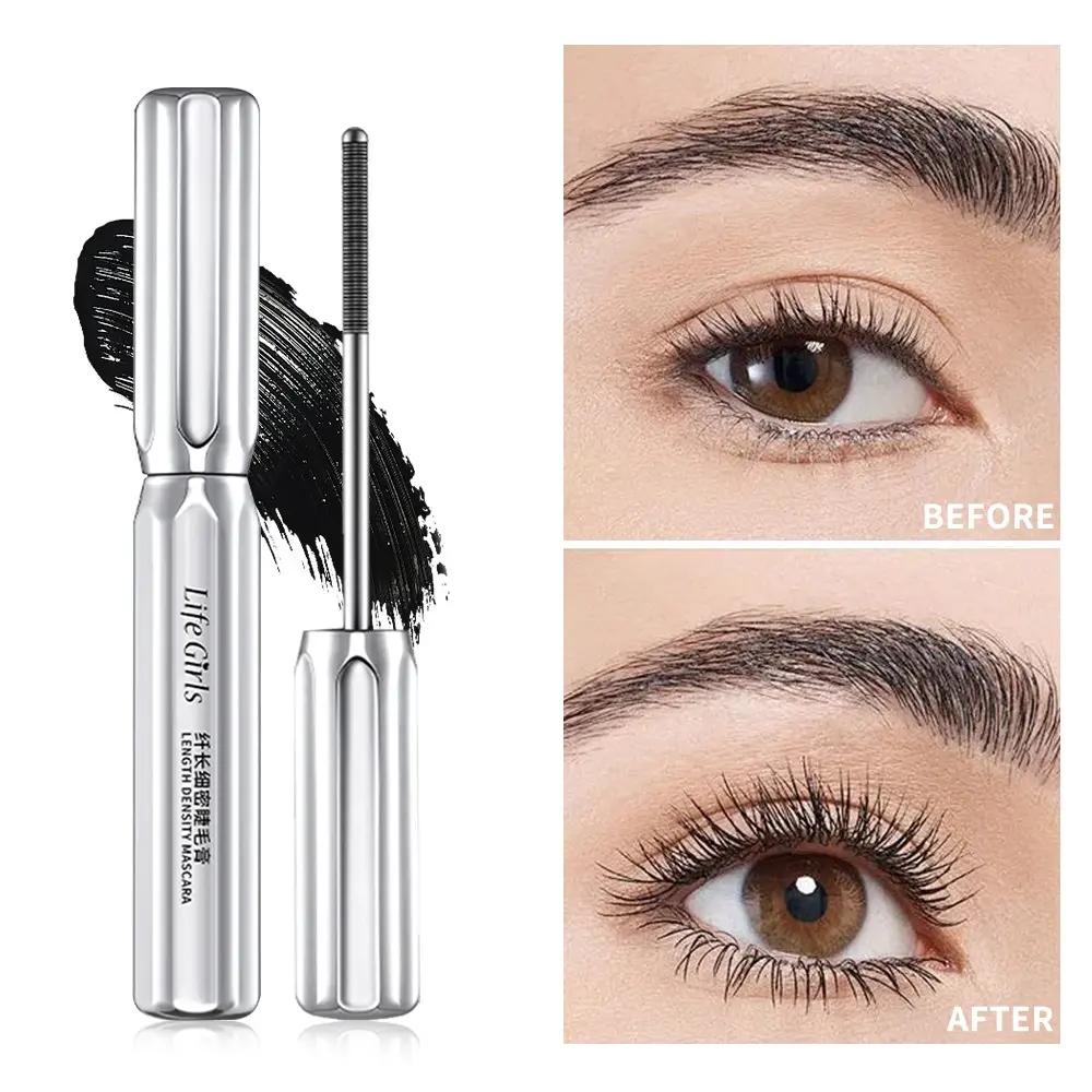 Life Girls Eyelash Primer, Voluminous Smudge Proof Mascara, Natural Long-Lasting Curling Effect, Waterproof Formula, Non-Smudging, Ideal for Daily Use