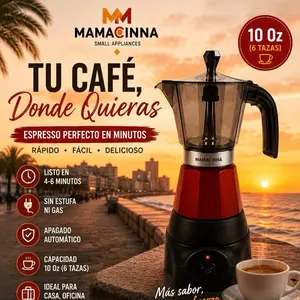 CAFETERA ESPRESSO 6 TAZAS para el Cafesito