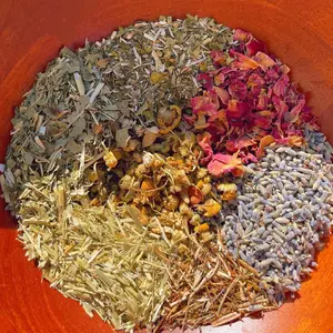 Relax And Unwind Organic Herbal Tea + Lemon Balm + Lavender+Chamomile+ Milky Oats