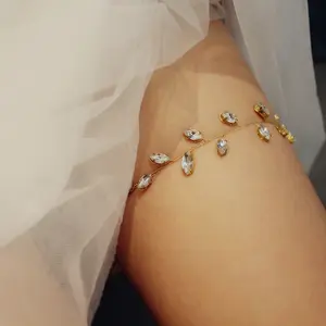 Decorative thigh bands  Thigh Band  Wedding Garter  Lace Thigh Garter Festival Leg Ring Adjustable Boho Leg Accessory