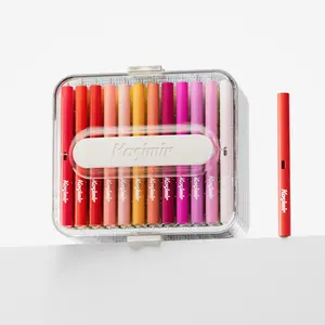 Kasimir RichFlow Acrylic Markers Pens - Direct Ink Professional Grade, Rich Pigment Coverage, Quick-Dry, Multi-Surface, High Ink Utilization, Water-Based & Washable