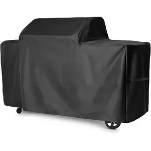 600D Heavy Duty Grill Cover for Traeger Woodridge Pro and  Ridge Elite Pellet TFB97JLH Full-Length  Weather BAC776 Grill for Traeger Woodridge Pro Accessories