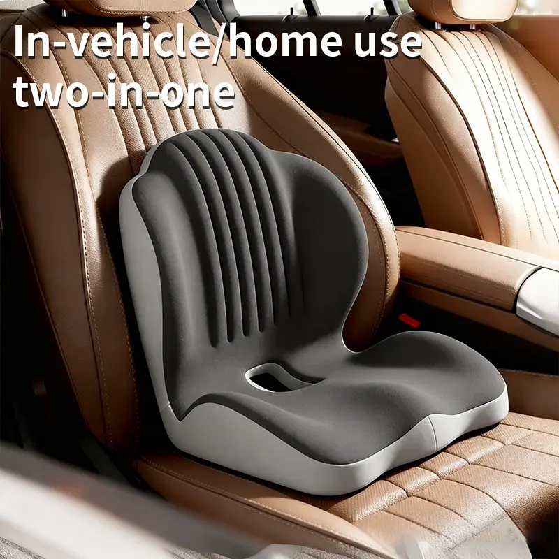 1 Pc Memory Foam Car Seat Cushion, Ergonomic Design for Long Hours Sitting, Comfortable Driving Pad for Commuting, Office, Home Use, Car Seat Cushions for Driving, Car Accessories