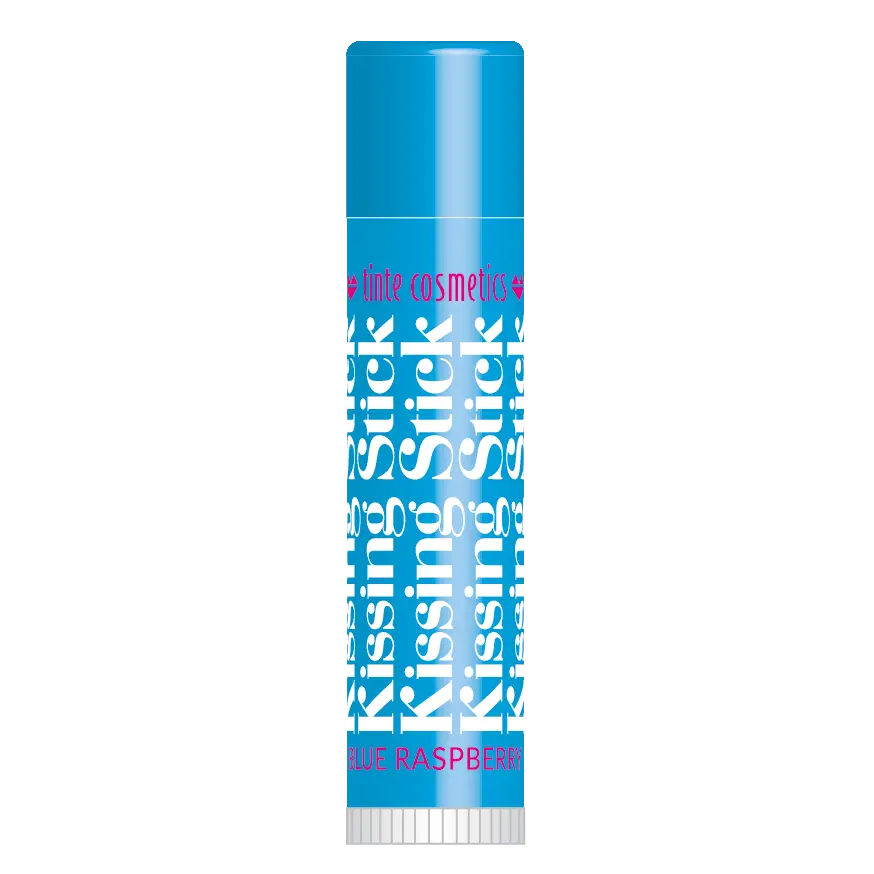 Tinte Cosmetics Shea-Infused Lip Balm Kissing Stick - Blue Raspberry Scented, Blueberry-Flavored, Cruelty-Free, Soothing Hydrating Lip Treatment, Moisturizer, Lipgloss