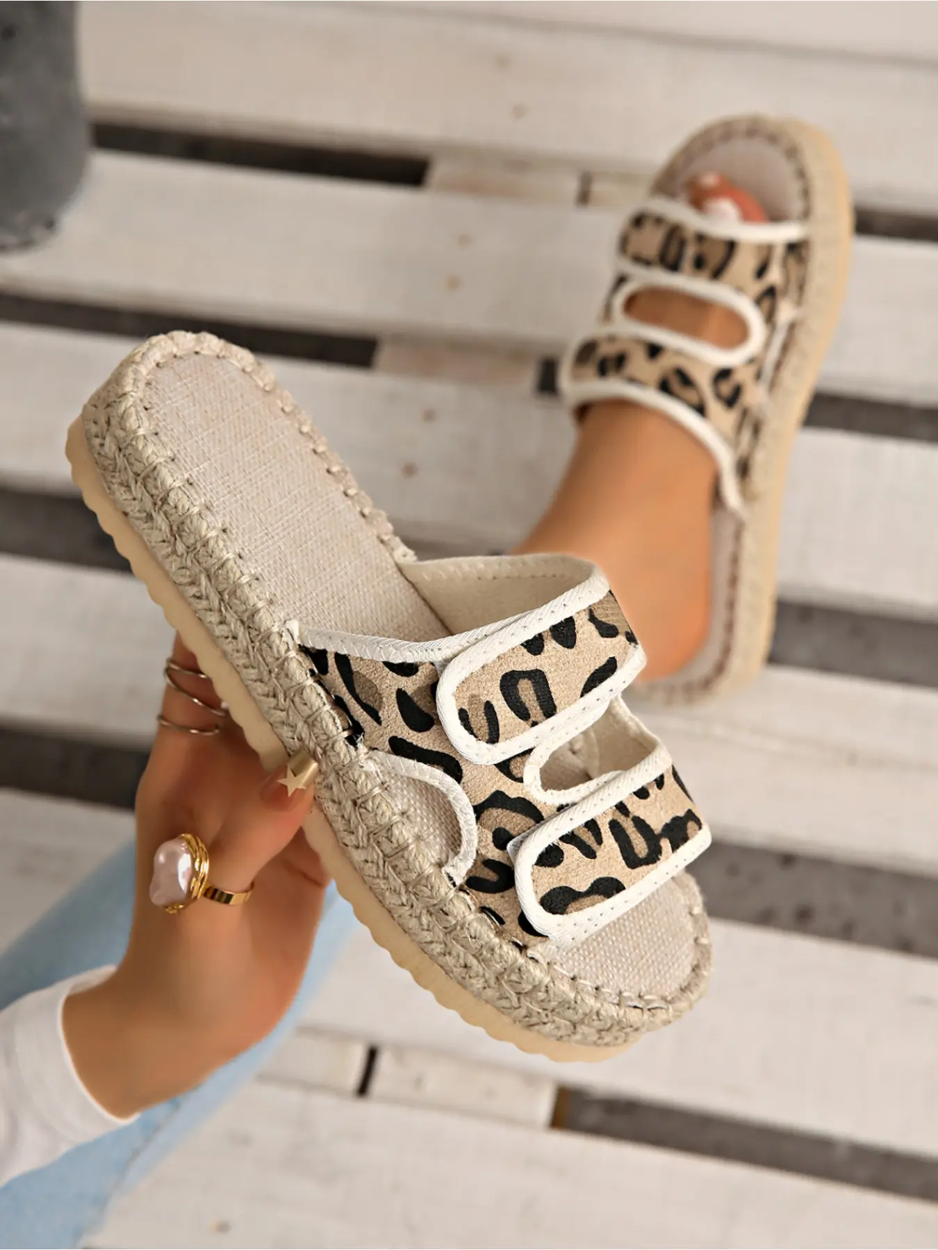 2026 Latest Trendy High-Top Thick Sole Sandals, Hollow-out Breathable Braided Soft Sole Mules, Vacation Style Fisherman Half Slides, VersaOutdoor Sandals