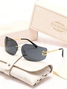 New Fashion Trendy Sunglasses, Daily Decoration, Unisex Design, Perfect for Young Adults, Holiday Essential, PC Frame Material, Modern Trendy Sunglasses