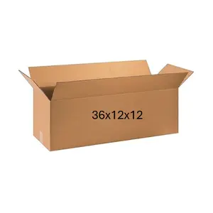 36x12x12 (200 lb strength) | SINGLE CARDBOARD BOX | LONG