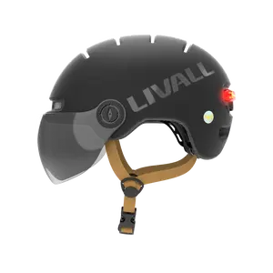 Livall L23 Helmet with Reflective Design Three LED Light Modes Smart Lighting Functions for Enhanced Safety and Comfort