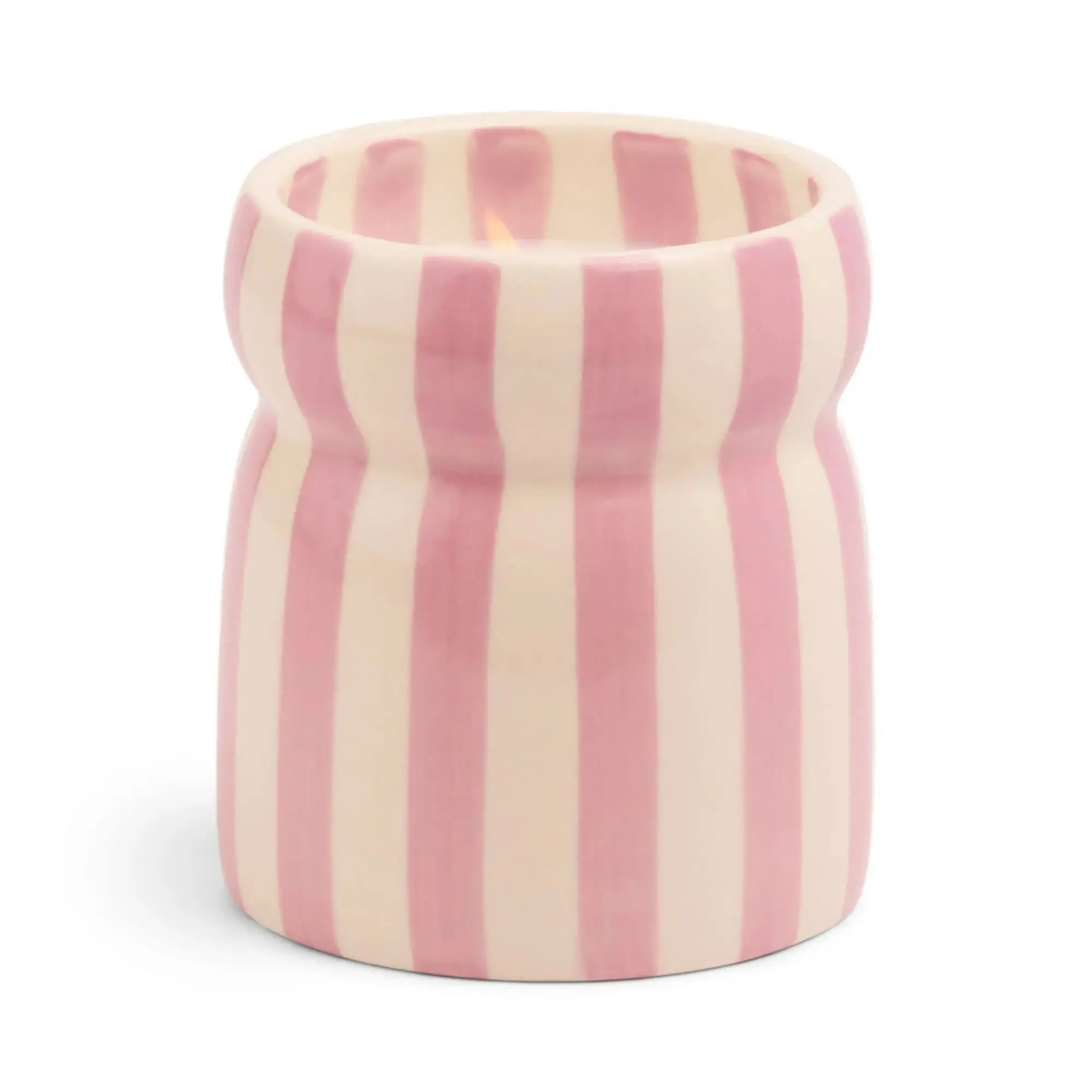 Grecian Sand Scented Ceramic Candle - Cabana, 6.5 oz Home Fragrances Candle for Home Decor, Ceramic Candles