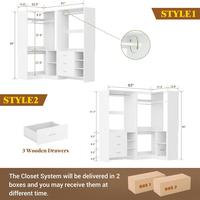 Corner+Small-Drawer Closet