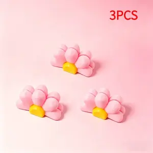 3-Pack / Daisy Photo Clips, Simple Creative Desktop Frame Stands, Fits Polaroid Small Photos, Bedroom Office Decor, Gift for Friends