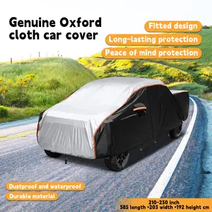 [All-Season Protection] Pickup Truck Cover - Thickened, waterproof, UV resistant, durable, sun-protective, and dustproof.