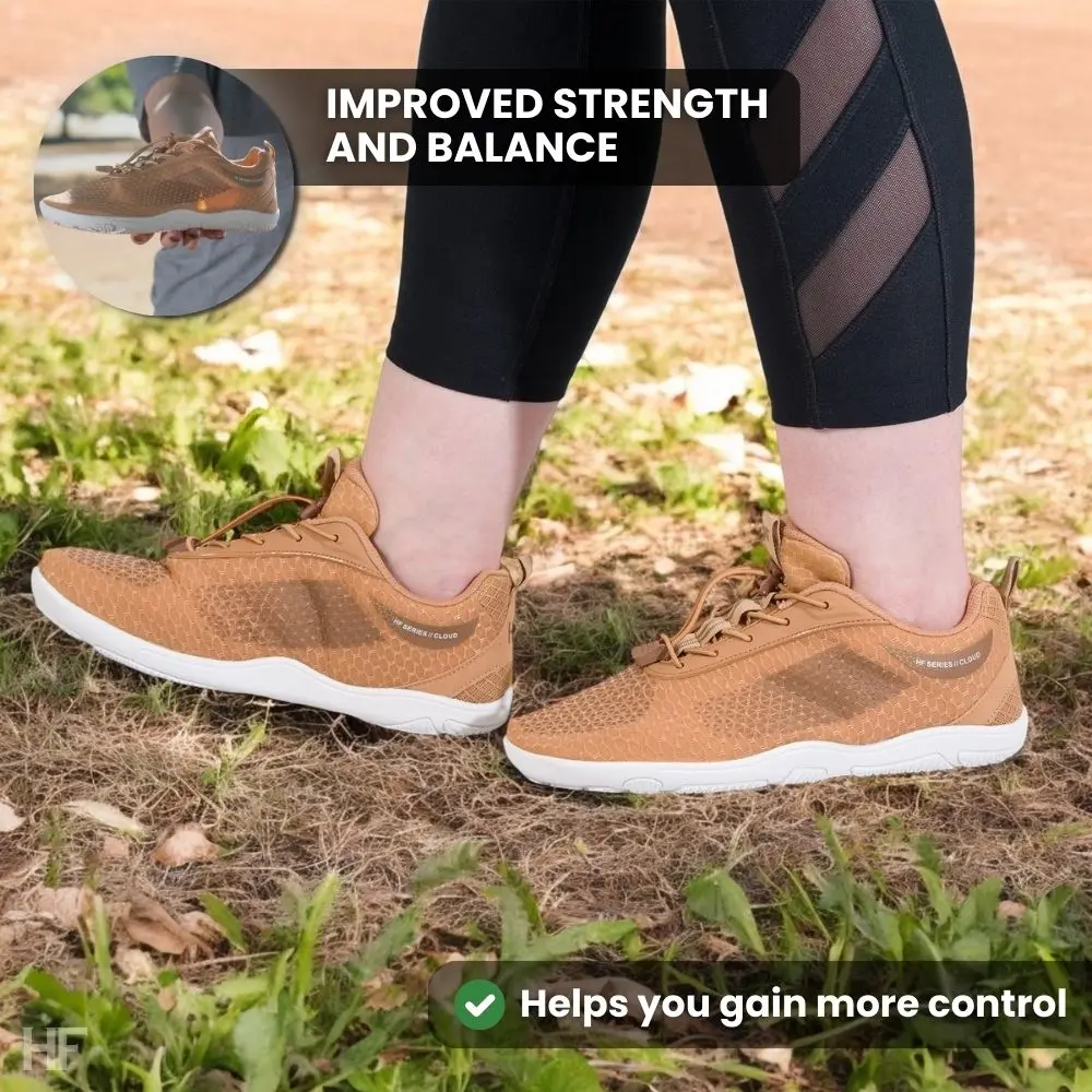 HF Series x Cloud – Ergonomic & Supportive Barefoot Shoes (Unisex) (All-Day Workers) Footwear Sneaker Running Athletic Runner Casual Training Breathable