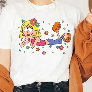 Lizzie Mcguire Colorful Floral Shirt, Lizzie McGuire T-shirt, Girl Trip Matching Outfits W