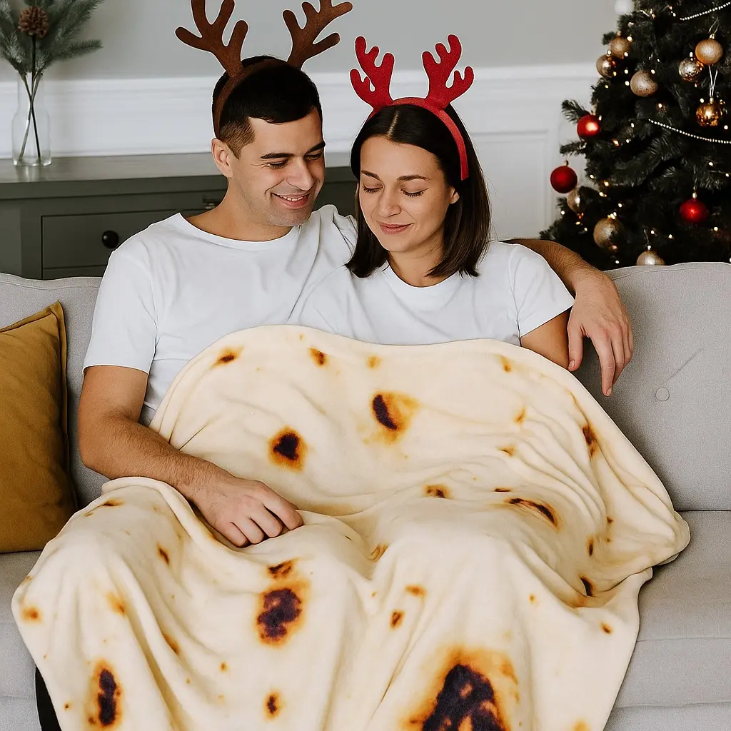 Burrito Tortilla Taco Blanket