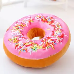Pretty in pink donut pillow