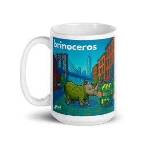 Brinoceros White Glossy Mug