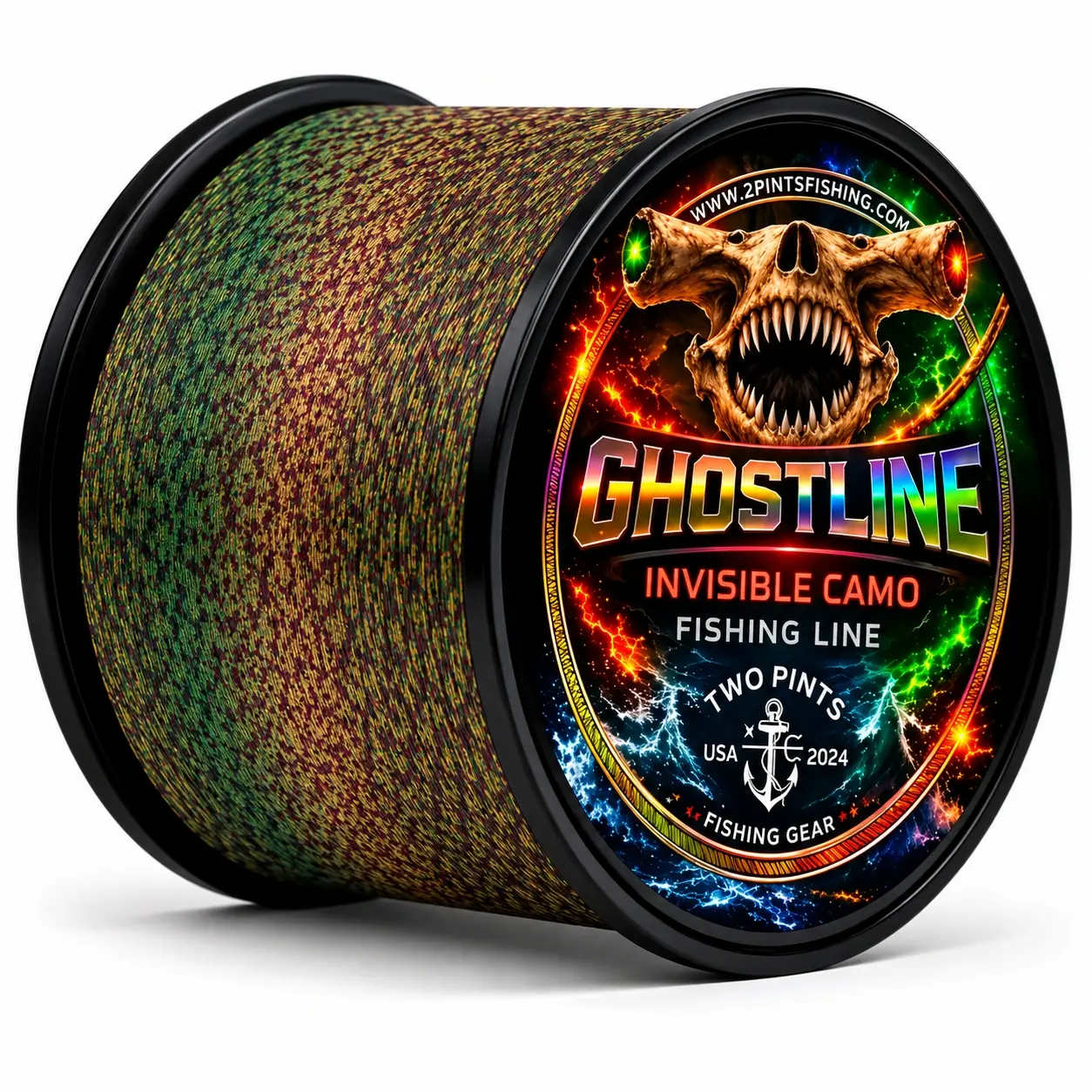 GHOSTLINE Invisible Camo Monofilament Fishing Line - 300m-500m