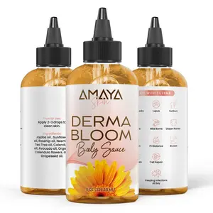 Derma Bloom Body Sauce Skincare Acne Oil Serums Eczema Calming Antibacterial Repairing Skin Repair Comfort Lightweight Intensive Body Care Blend Cosmetic Scented