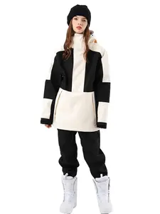 YEEFINE Women Ski Jacket and Pants Set Couples Windproof Ski Suits Mens Waterproof Two Piece Snowsuits for Winter Sports