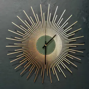 MCM Starburst — Laser-Cut Acrylic Wall Clock