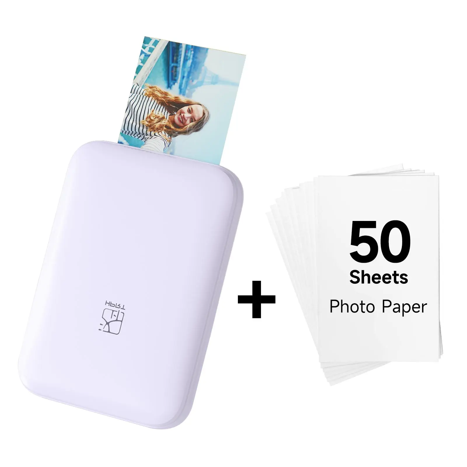 Purple + 50 Sheets Photo Paper
