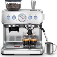 20 Bar with grinder stainless steel edition