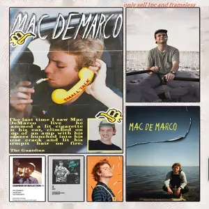 Pop Rock Singer Mac D-demarco Poster Gift with Sublimated prints, Vintage Wall Art, Home bedroom living room decoration suitable for bedroom bar parlor home decor fade-Resistant, Non-sticky, vibrant poster