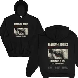 Black Veil Brides North American Tour 2026 Hoodie,From Ashes To New Concert TX2 & As December Falls Apparel